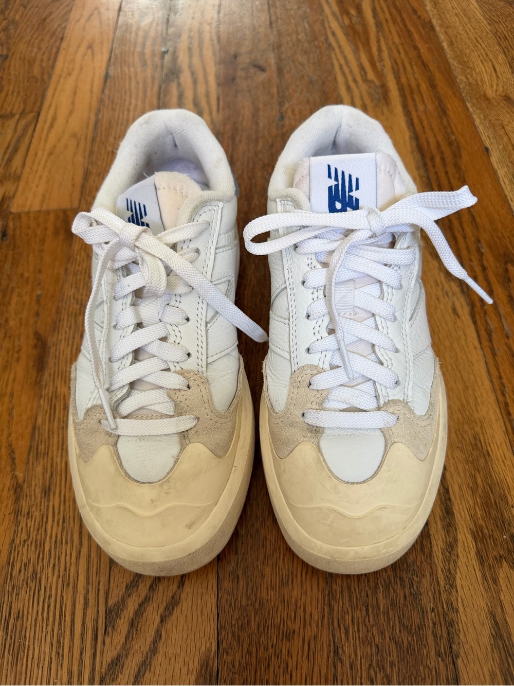 New Balance CT302A White Sea Salt Leather Platform Sneakers Women’s 6